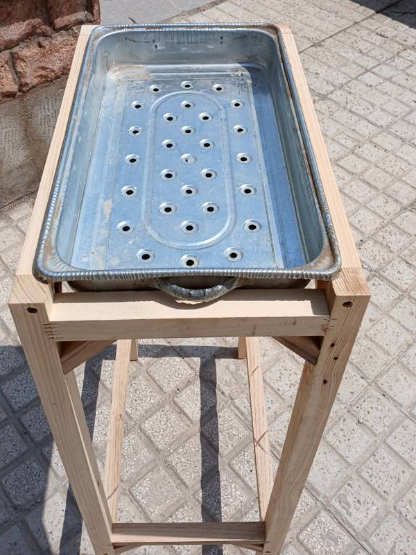 منقل کباب چوبی ایستاده 30 در ۵۰ - چوب نراد
